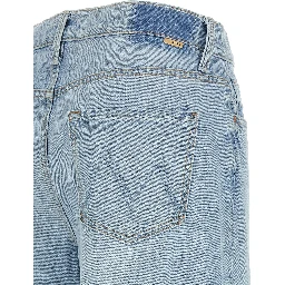 Blue Cotton Jeans Denim