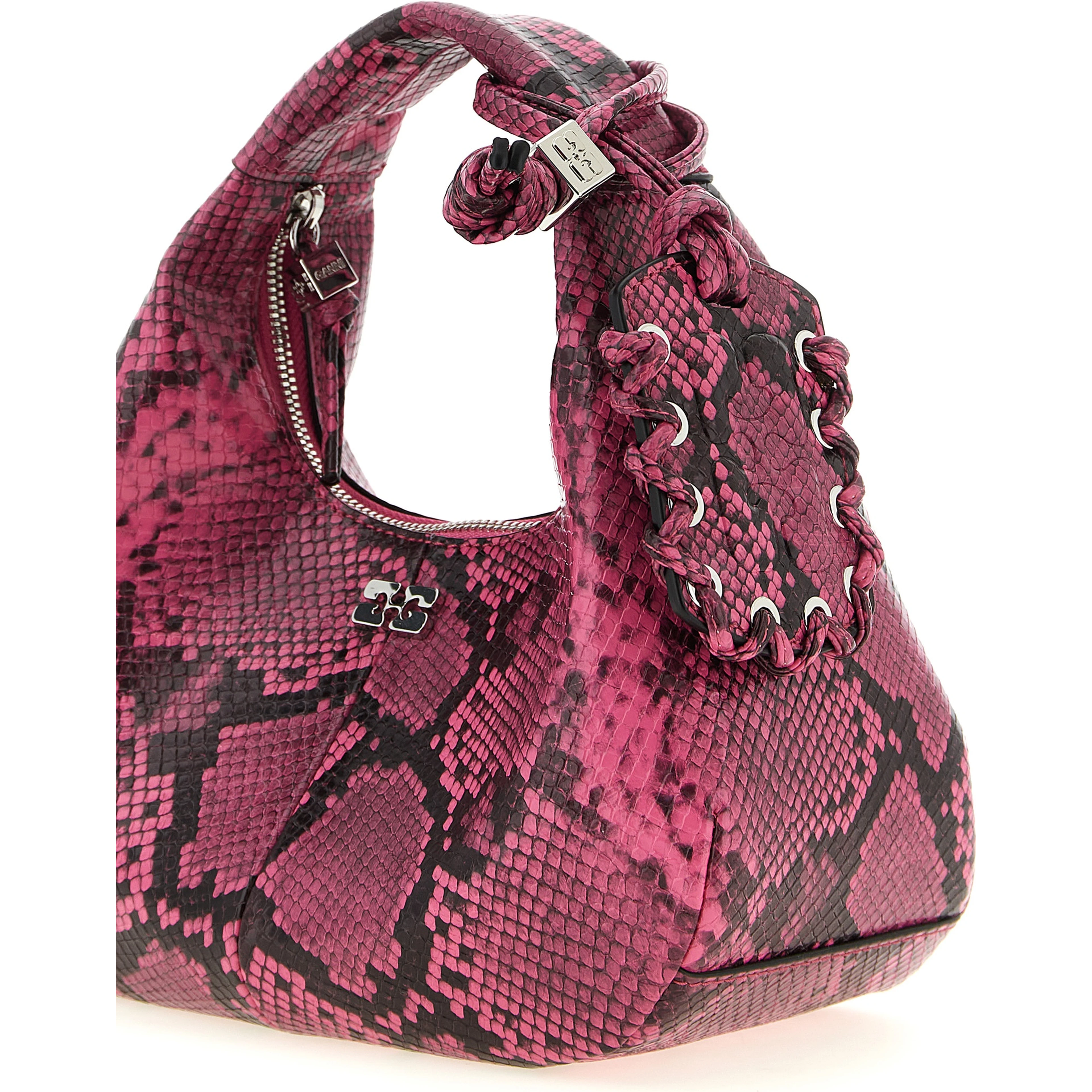 Fuchsia Recycled Polyester Handbag