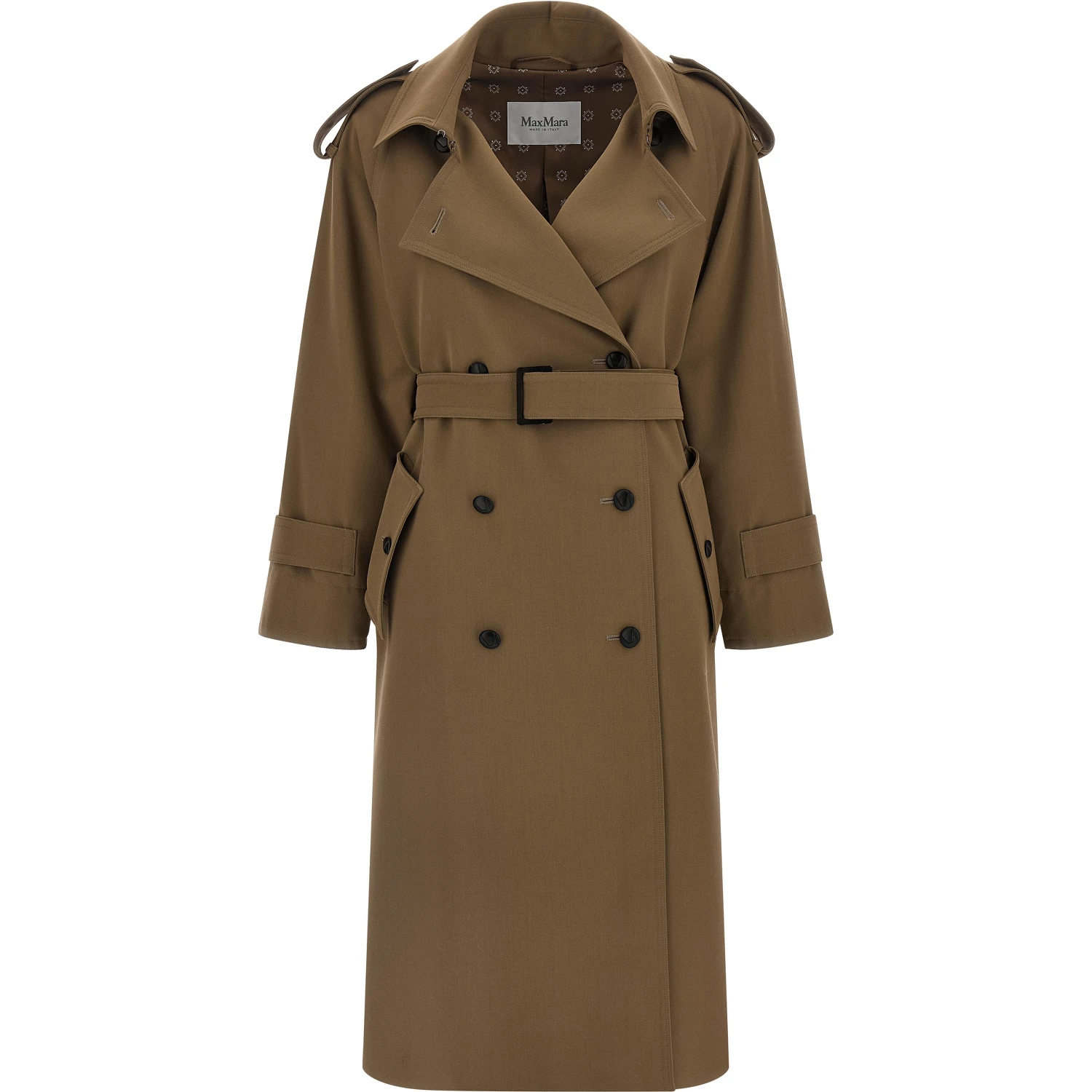 Brown Virgin Wool Coat