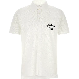 White Cotton Polo Shirt
