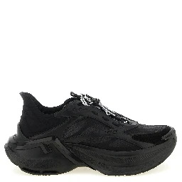 Black Calfskin Athletic Sneakers