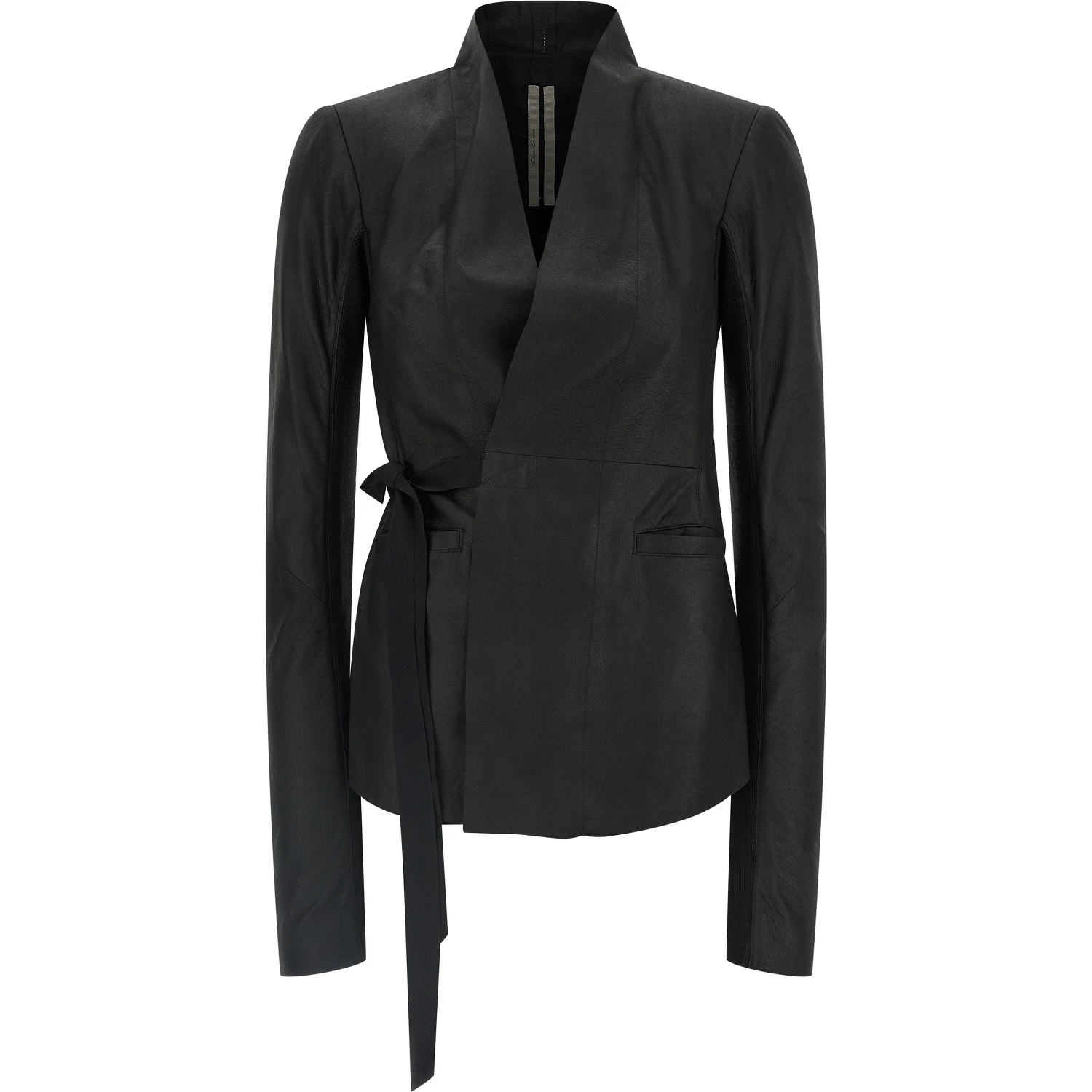 Black Lamb Leather Leather Jacket