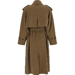 Brown Virgin Wool Coat
