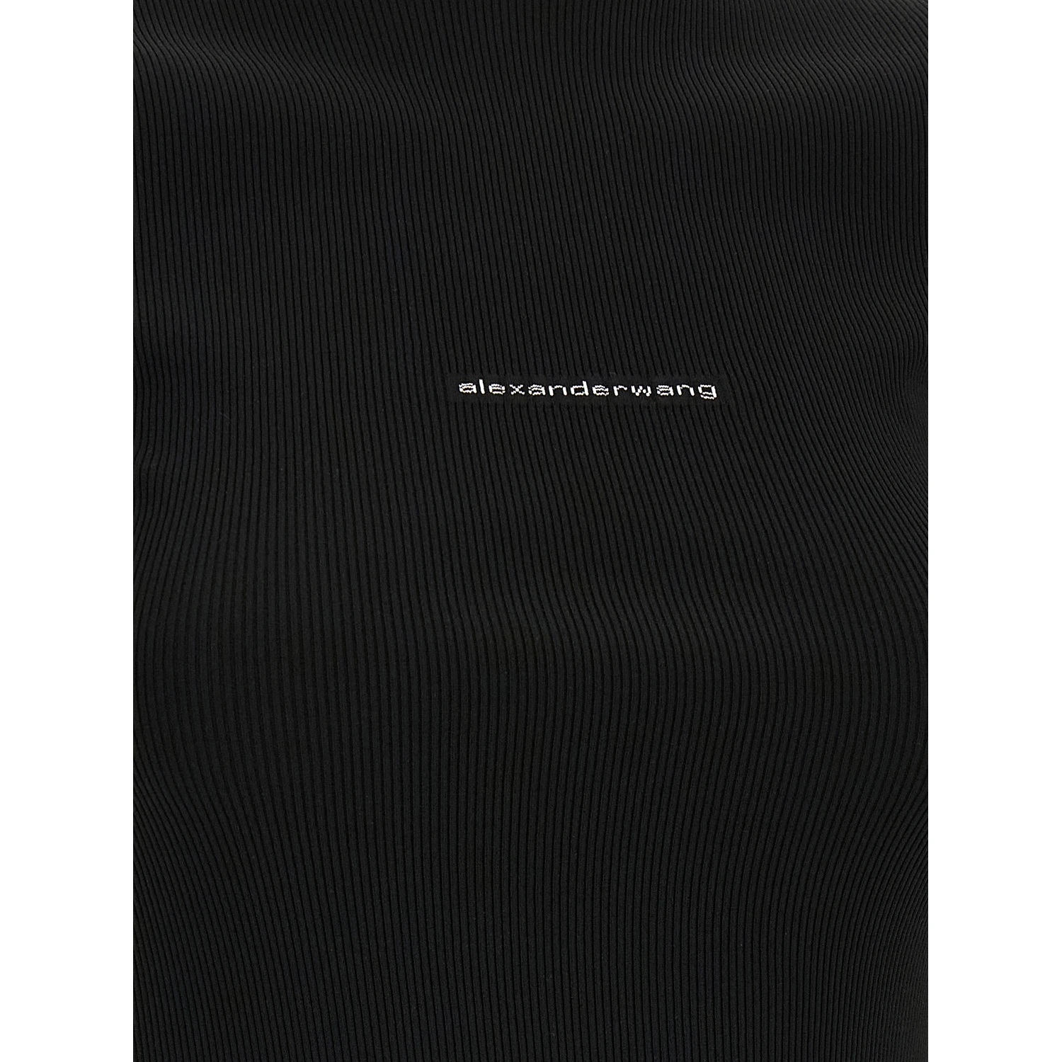 Black Polyamide Short Dress