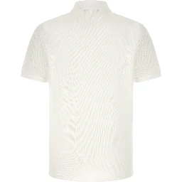 White Cotton Polo Shirt