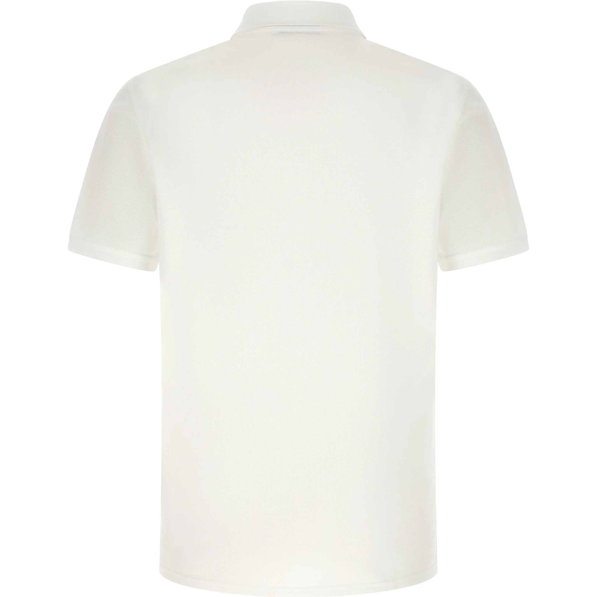 White Cotton Polo Shirt