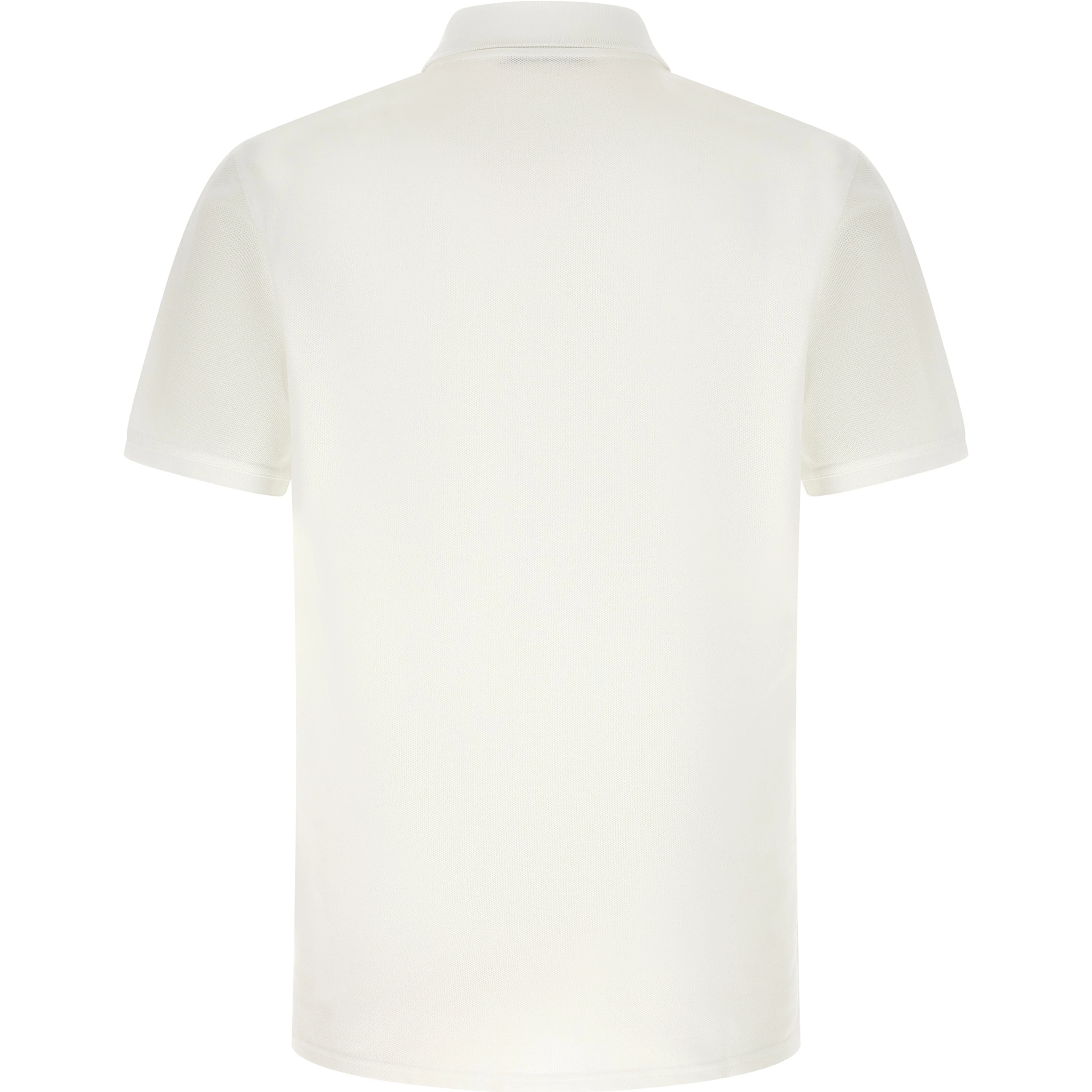 White Cotton Polo Shirt