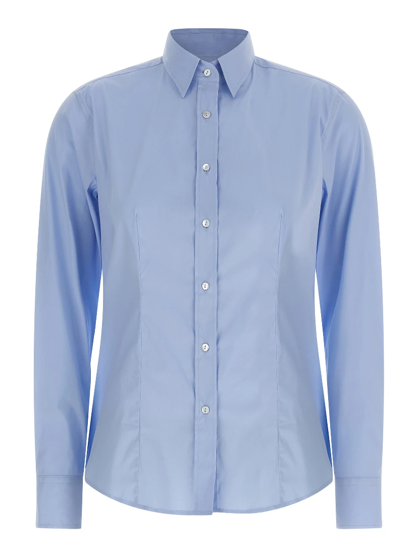 Blue Cotton Blouse