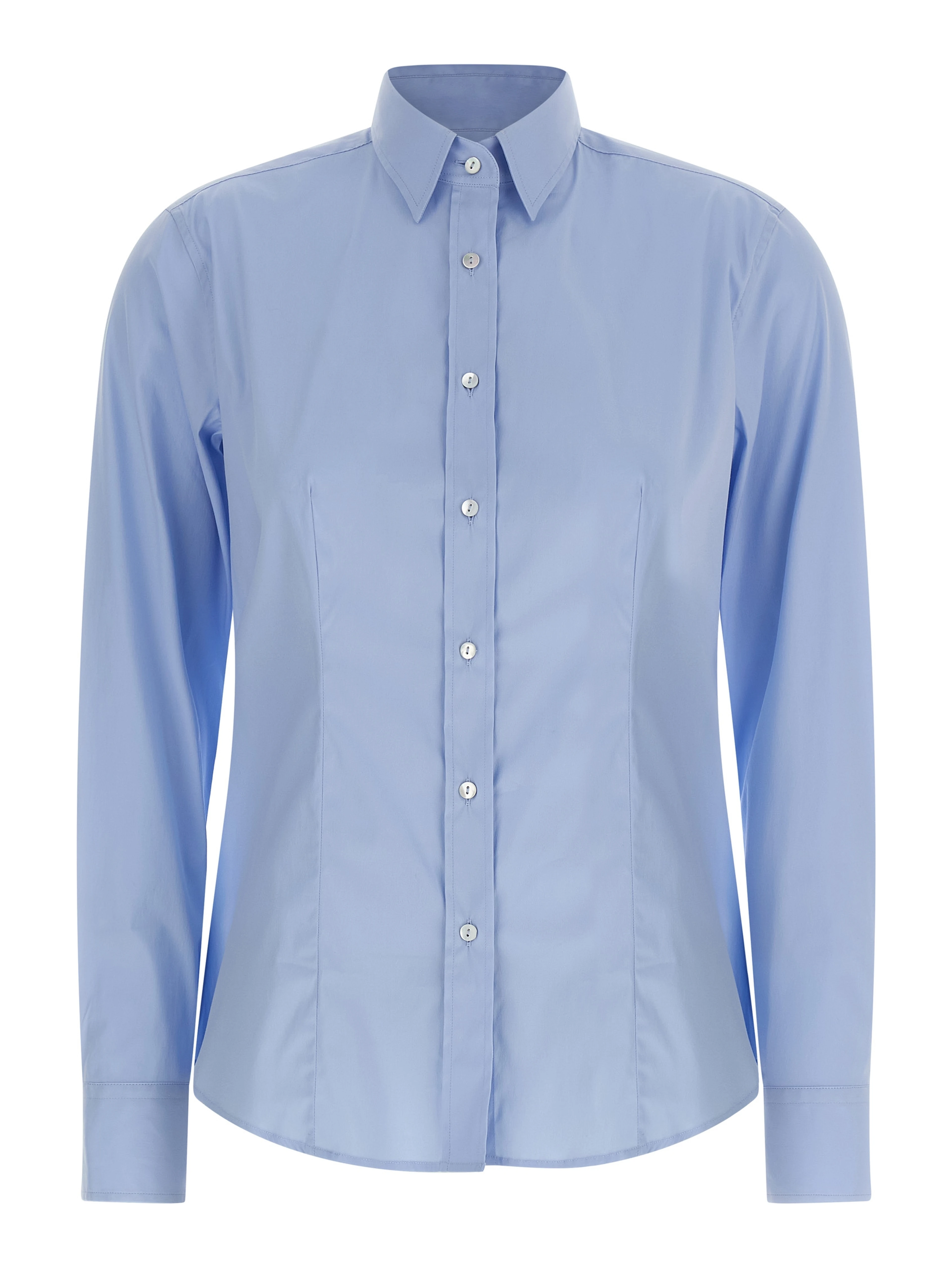 Blue Cotton Blouse