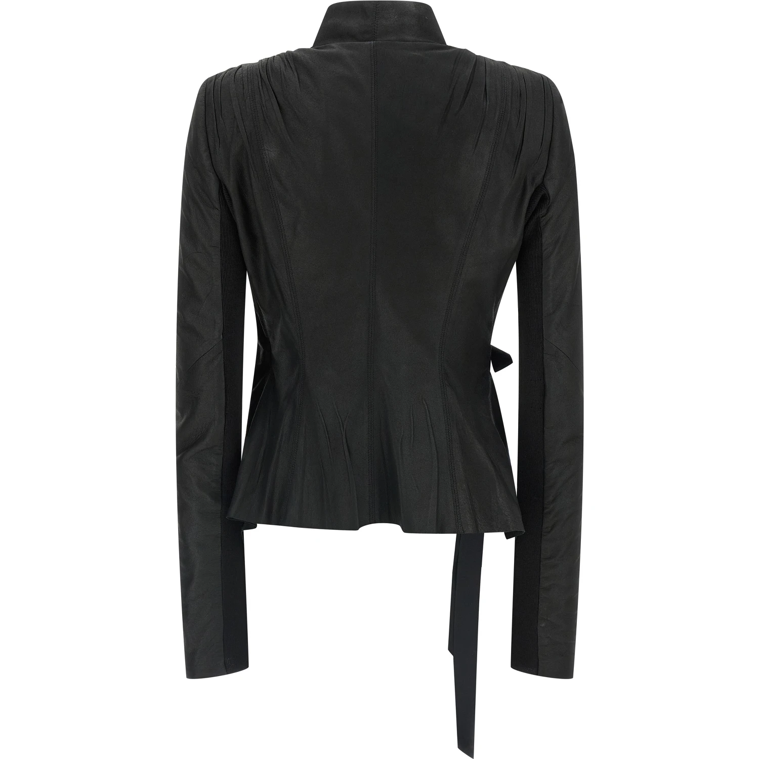 Black Lamb Leather Leather Jacket