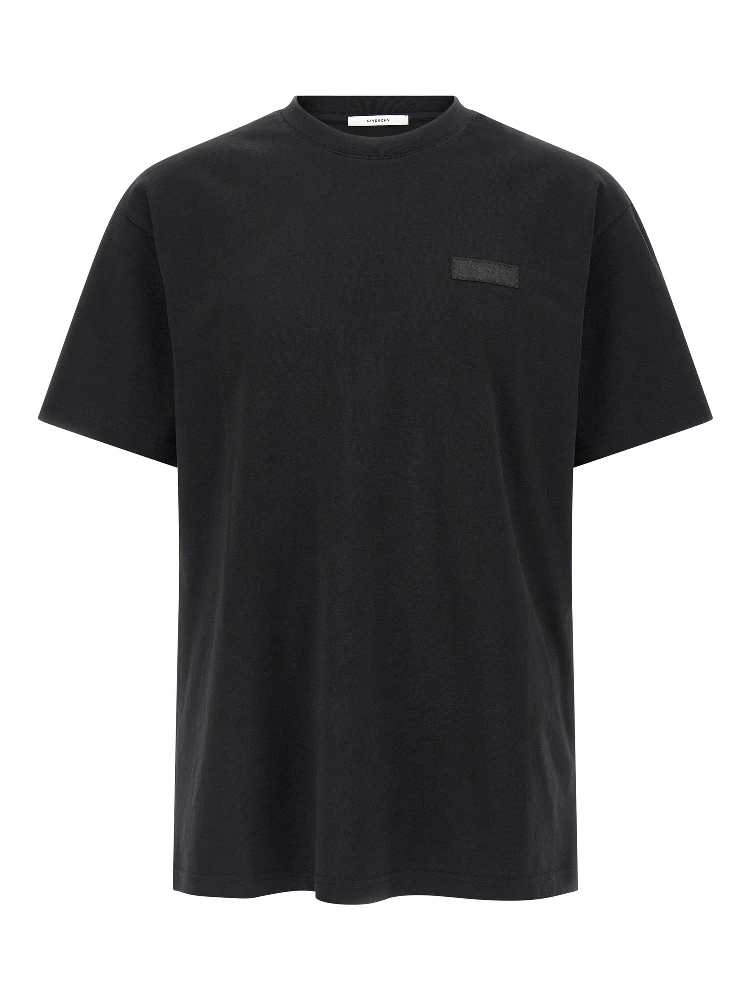 Black Cotton T-Shirt