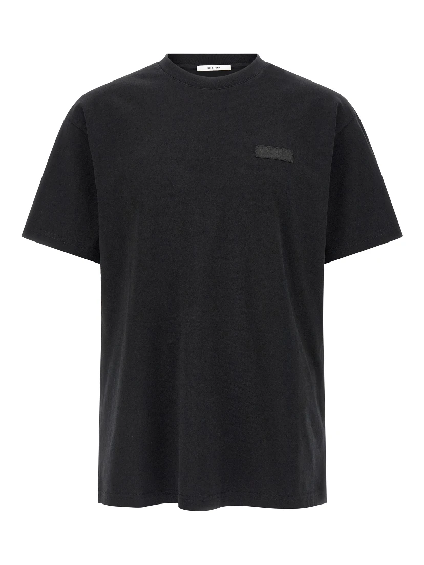 Black Cotton T-Shirt