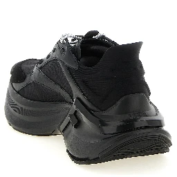 Black Calfskin Athletic Sneakers