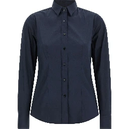 Blue Cotton Blouse