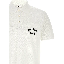 White Cotton Polo Shirt
