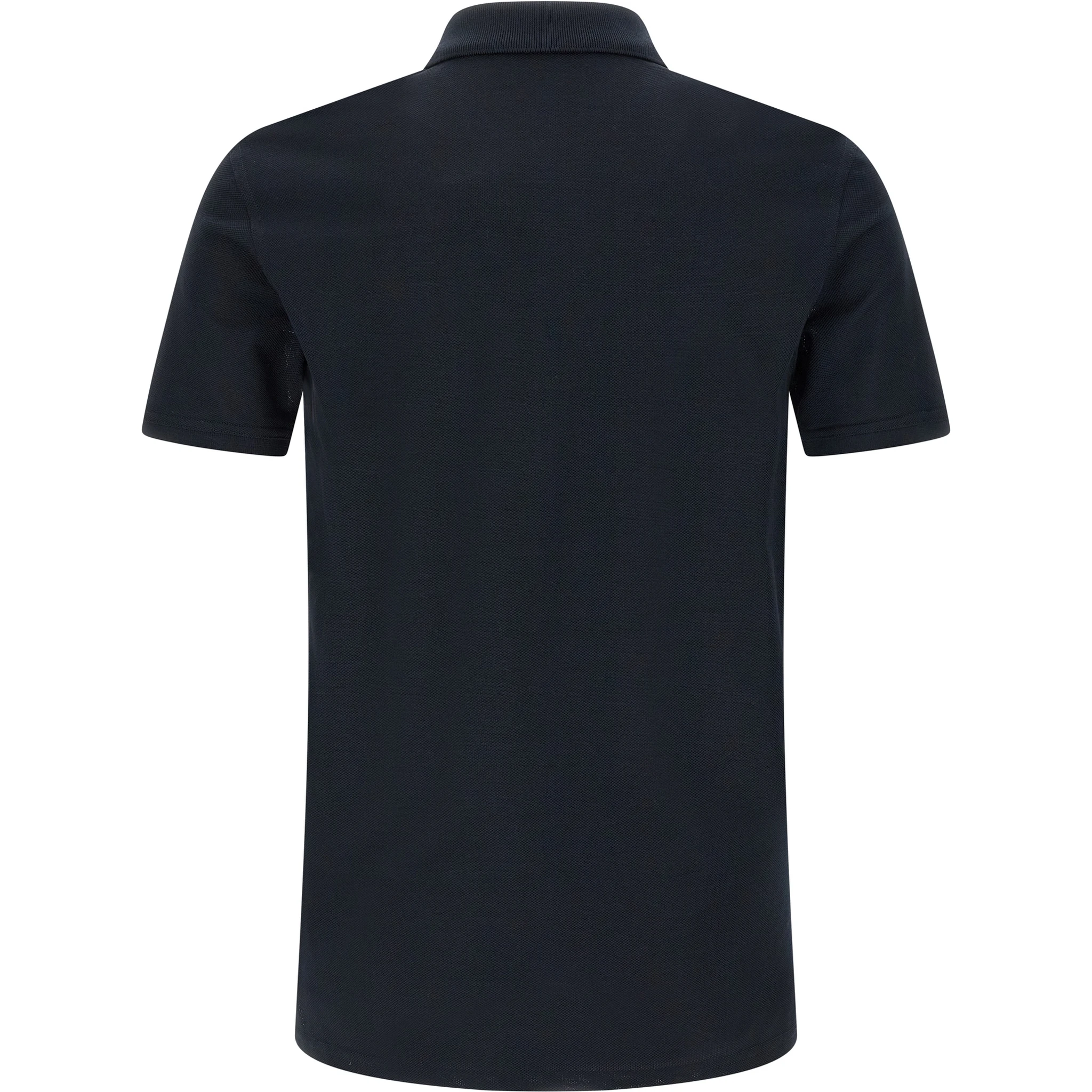 Blue Cotton Polo Shirt