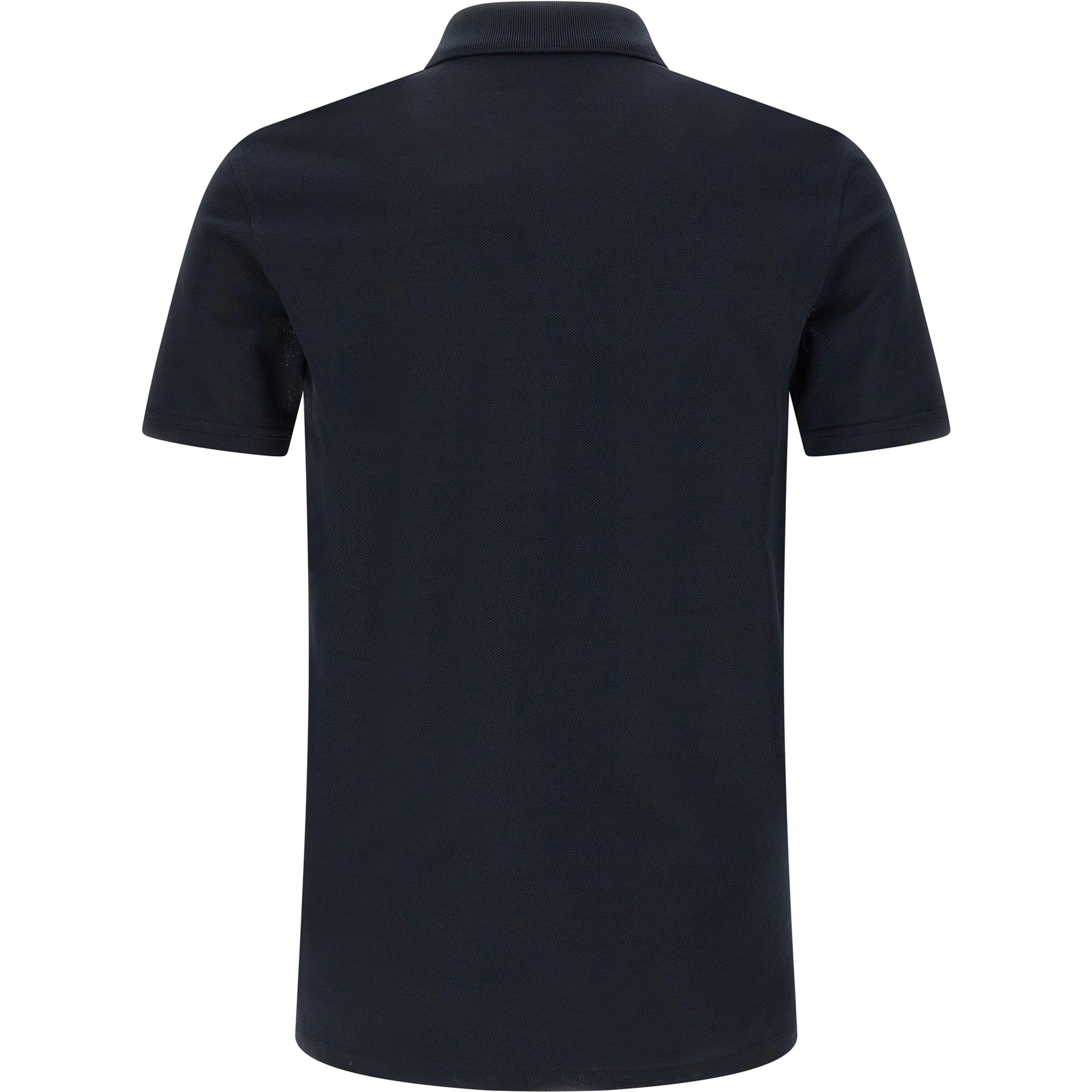 Blue Cotton Polo Shirt