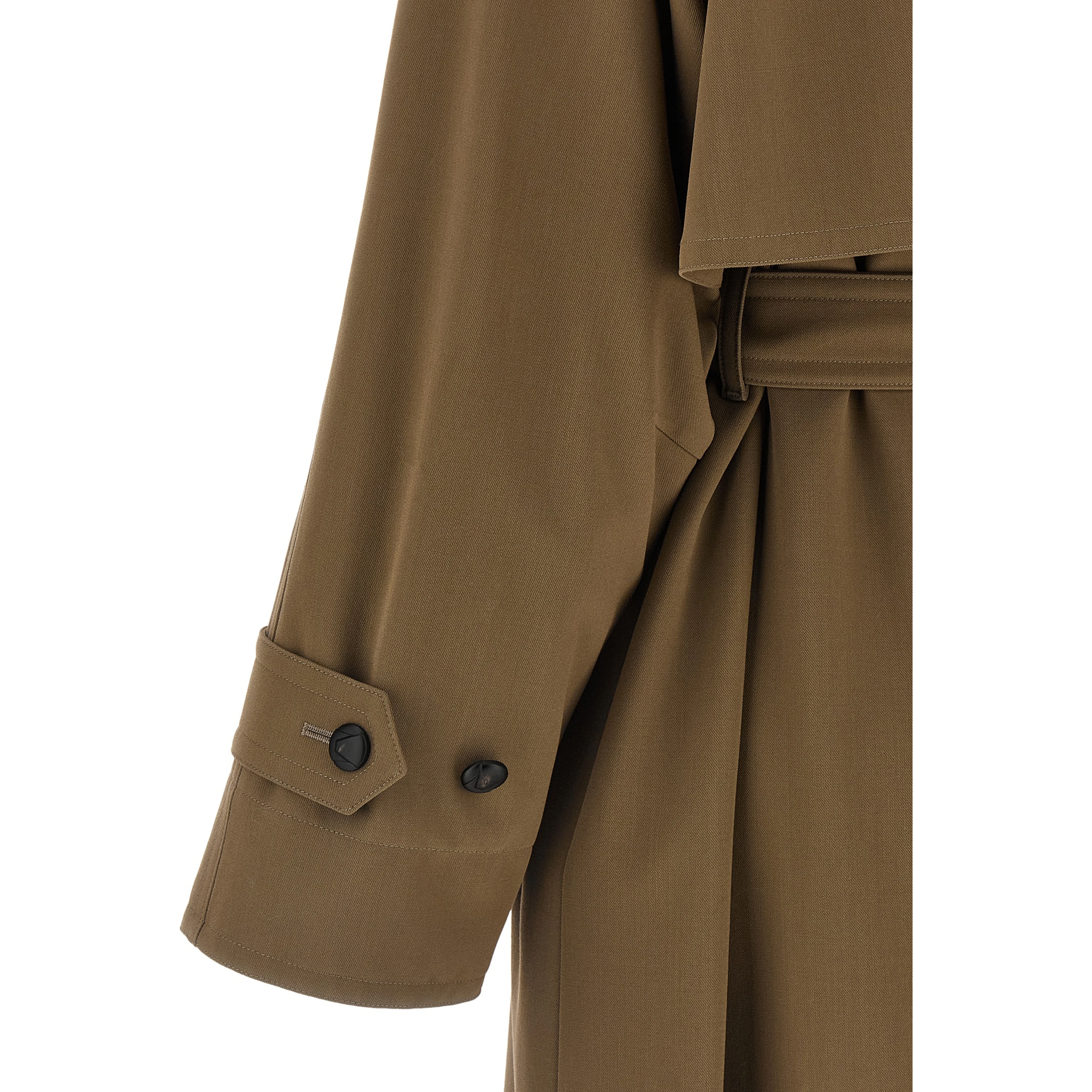 Brown Virgin Wool Coat