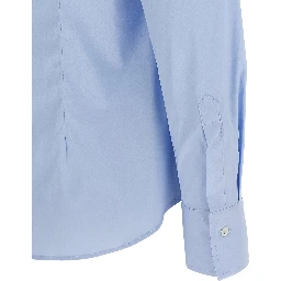 Blue Cotton Blouse