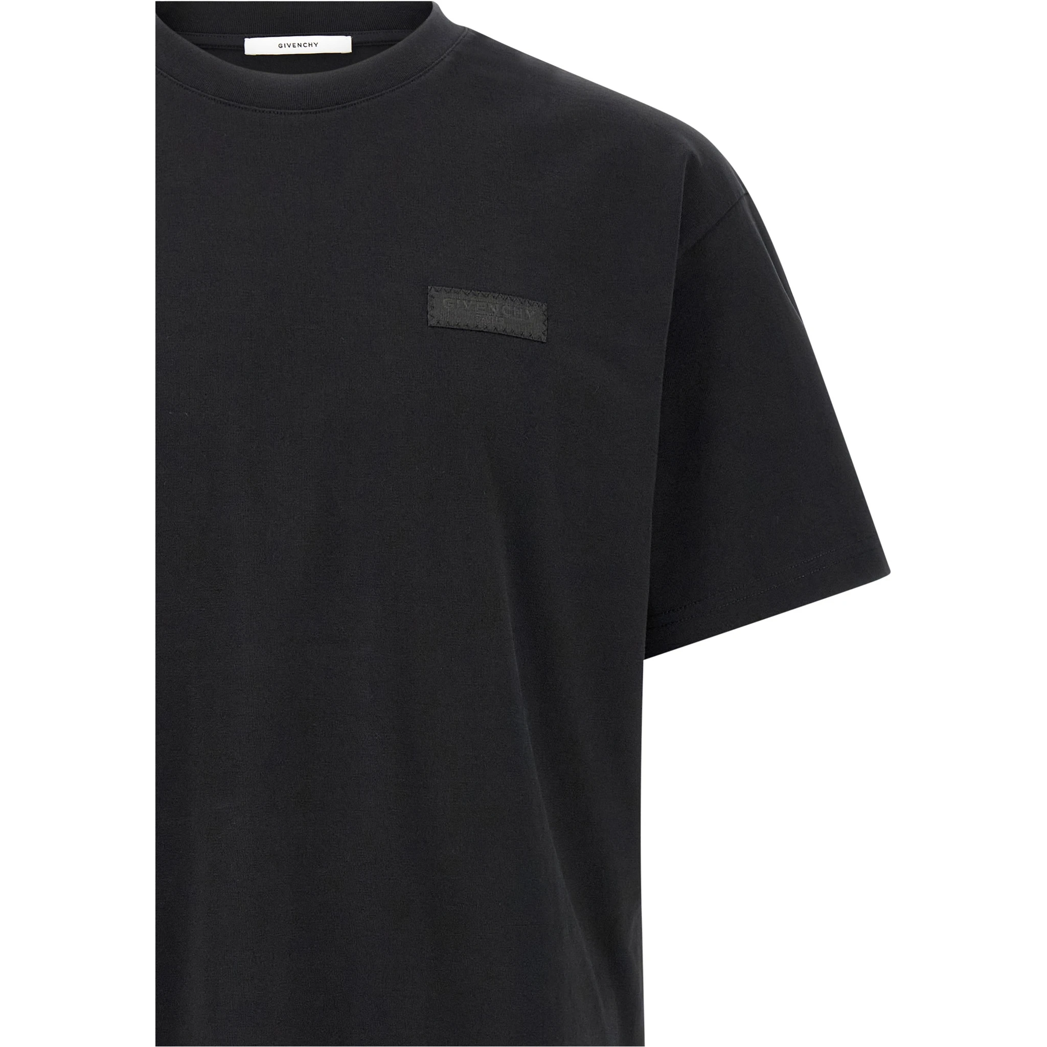 Black Cotton T-Shirt