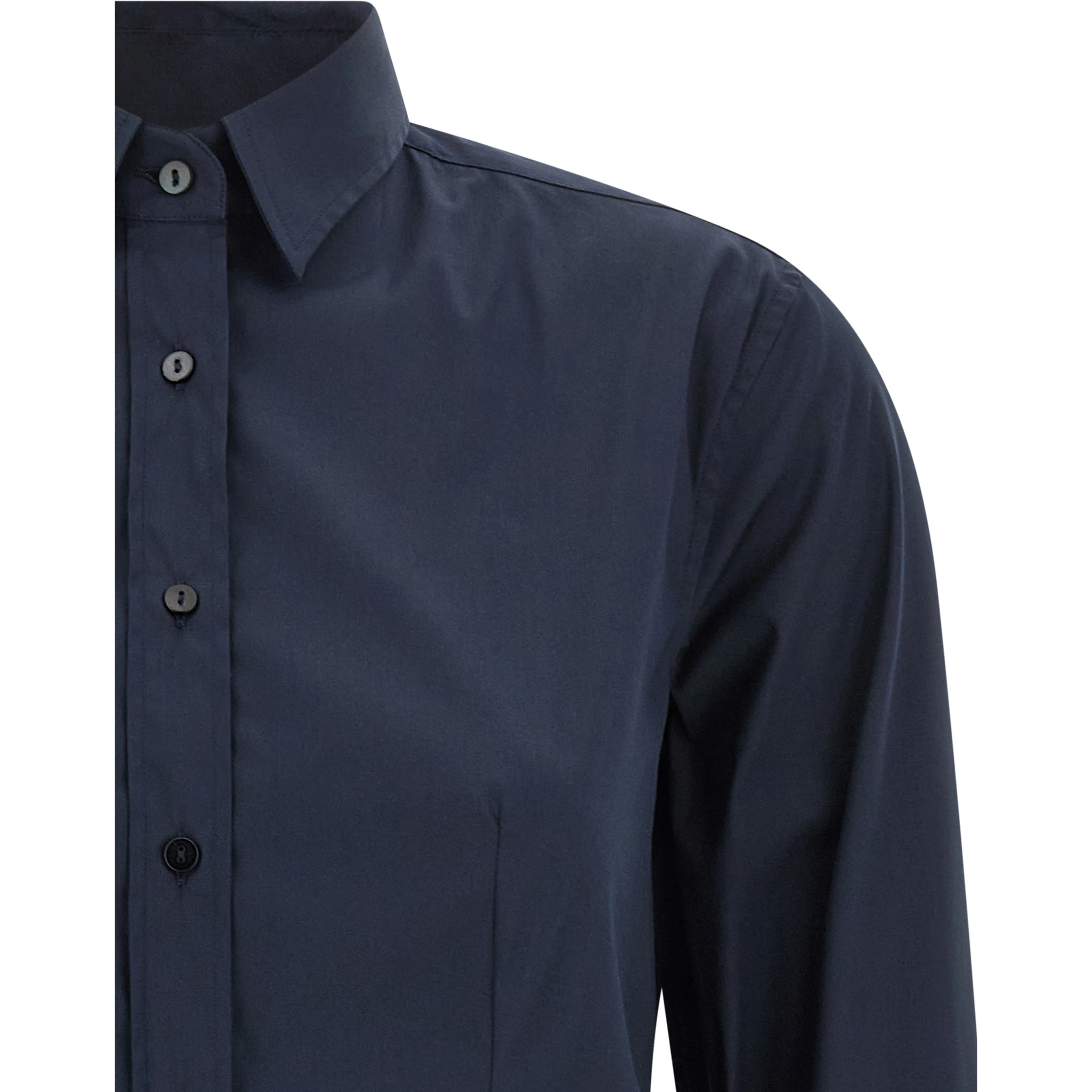 Blue Cotton Blouse