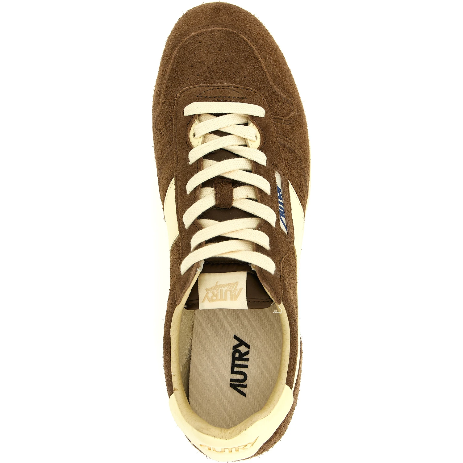 Brown Cowhide Athletic Sneakers