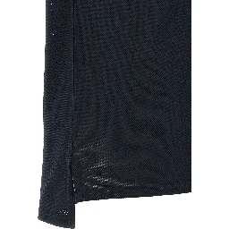 Blue Cotton Polo Shirt