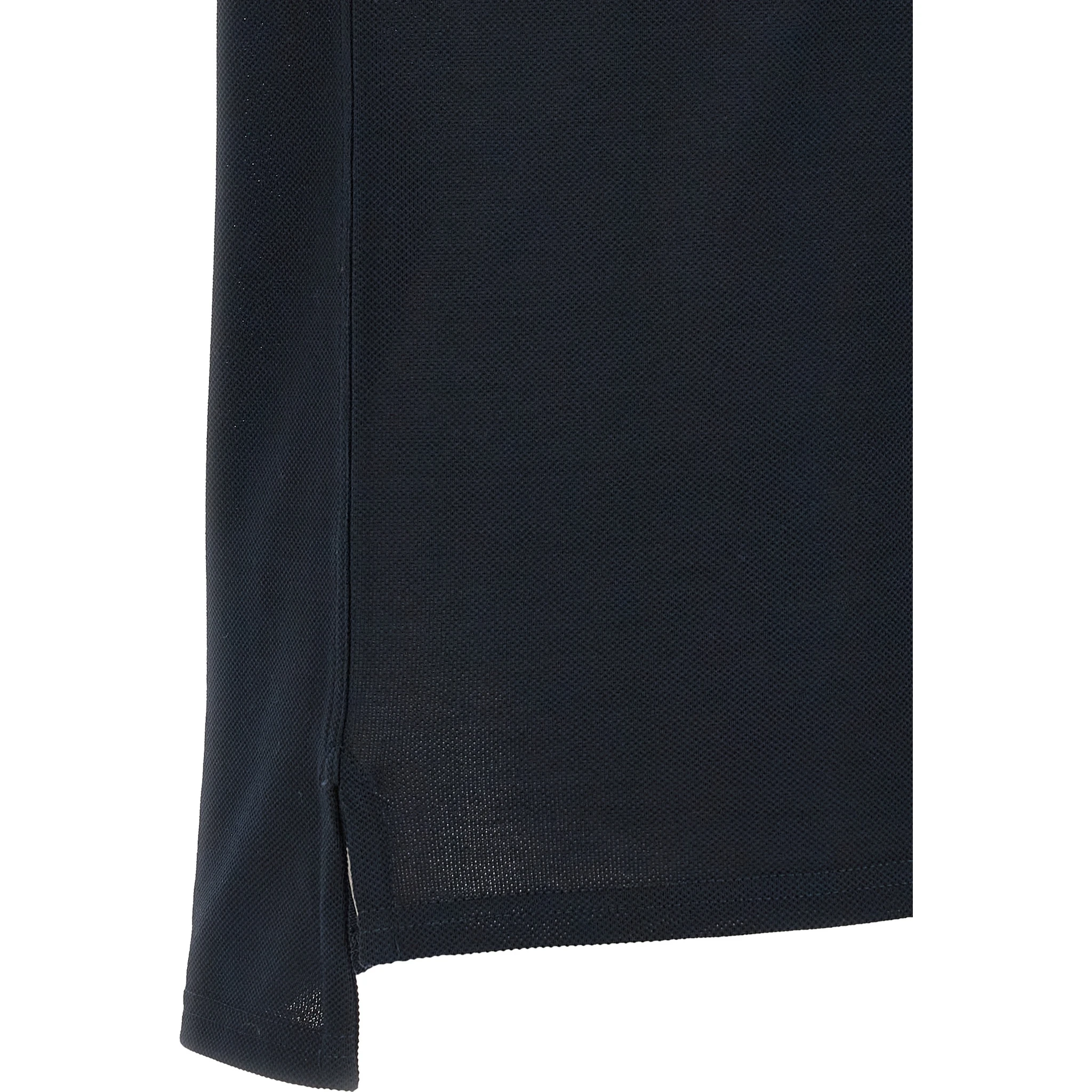 Blue Cotton Polo Shirt