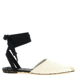 Beige Cowhide Espadrilles