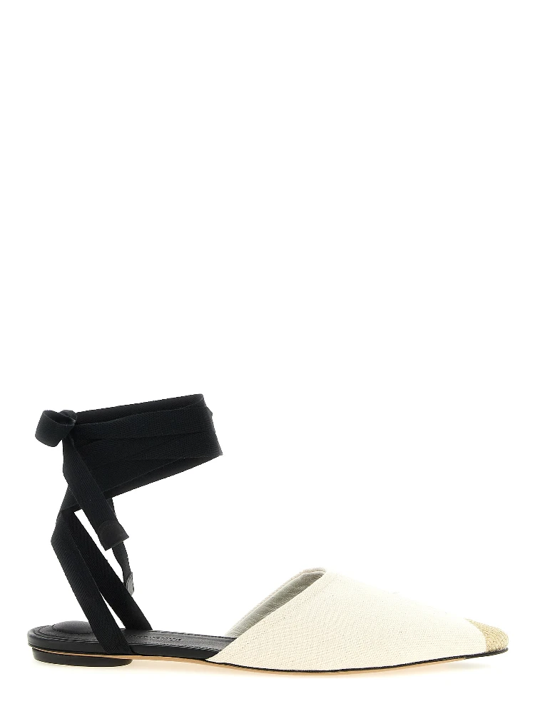 Beige Cowhide Espadrilles