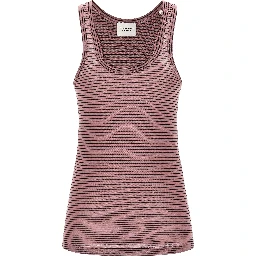 Multicolor Cotton Sleeveles T-Shirt