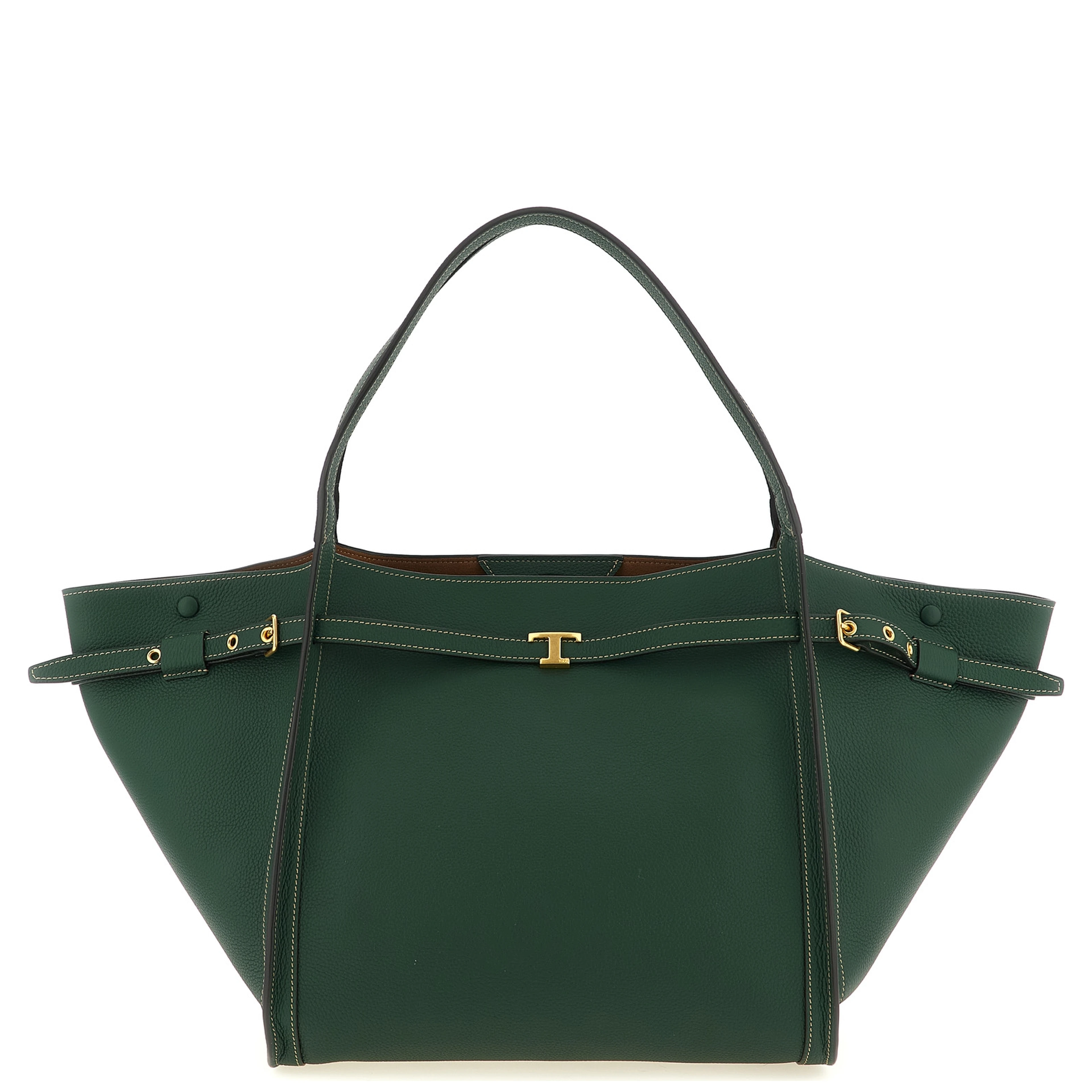 Bicolor Calfskin Tote Bag