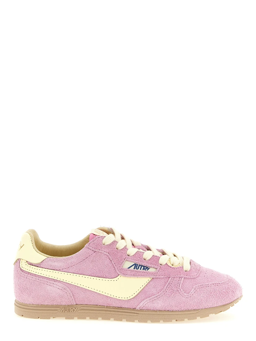 Multicolor Cowhide Athletic Sneakers