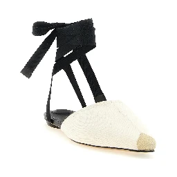 Beige Cowhide Espadrilles