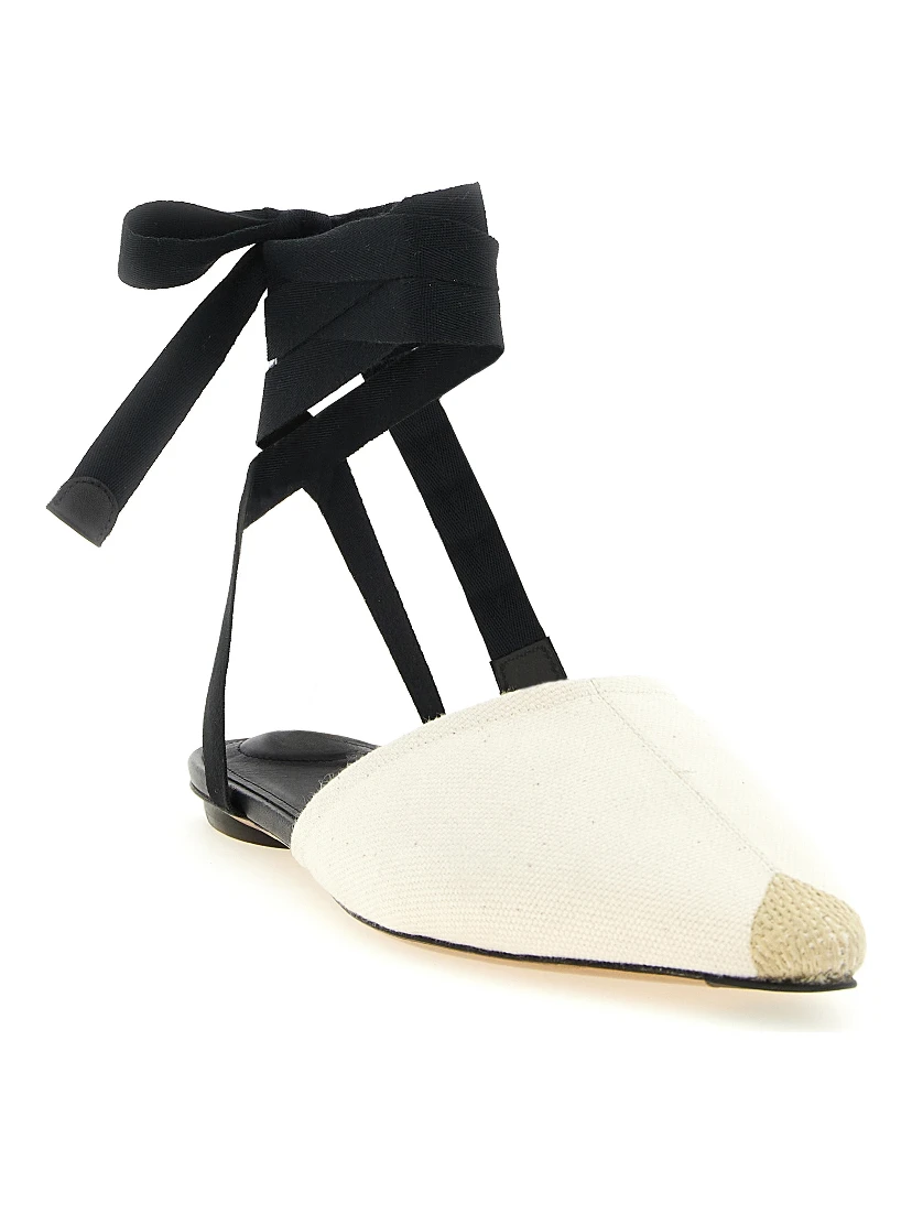 Beige Cowhide Espadrilles