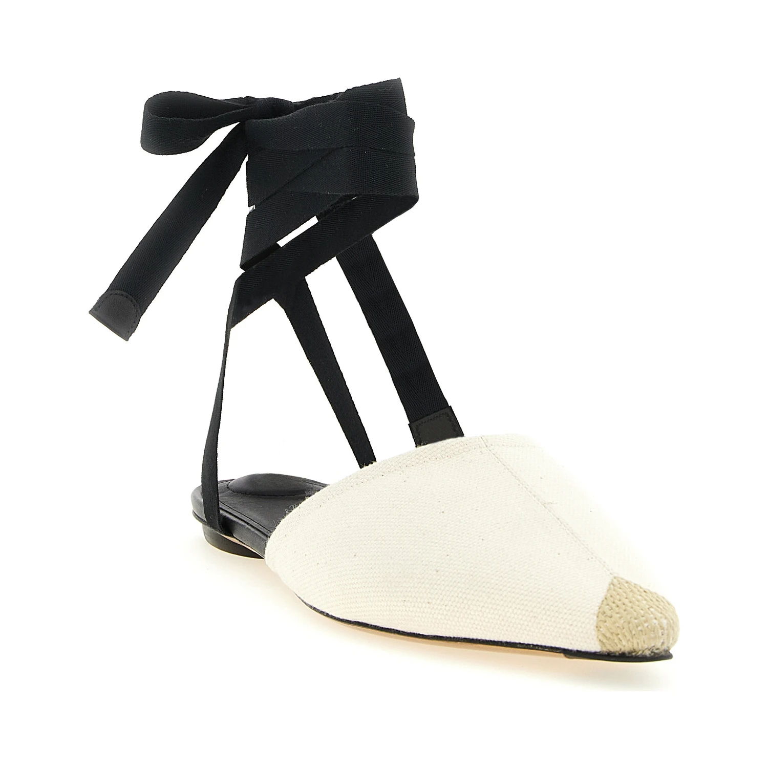 Beige Cowhide Espadrilles