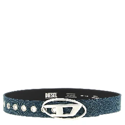 Blue Cotton Regular Belt