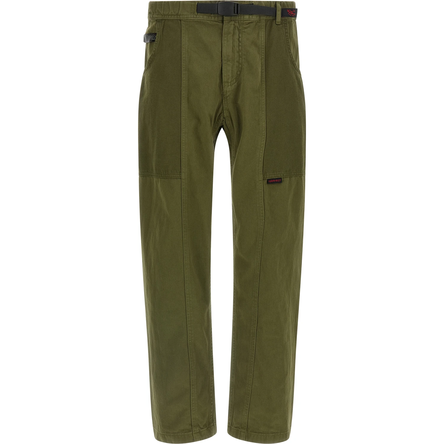 Bicolor Cotton Casual Pants