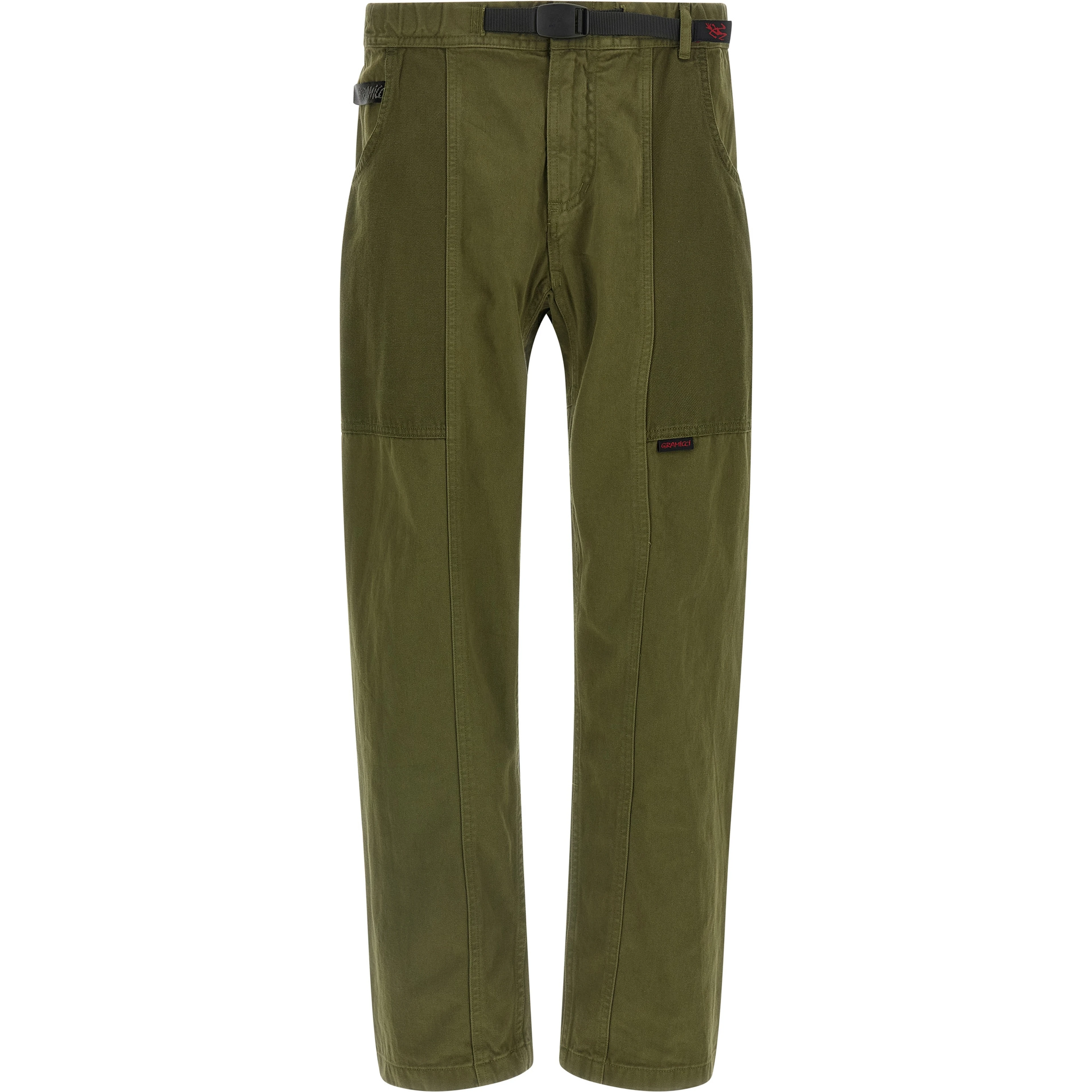 Bicolor Cotton Casual Pants