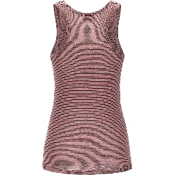 Multicolor Cotton Sleeveles T-Shirt