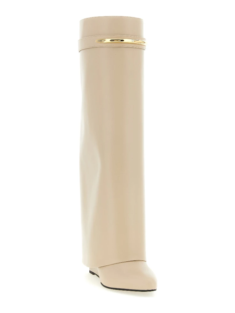 Beige Calfskin Over The Knee alternative