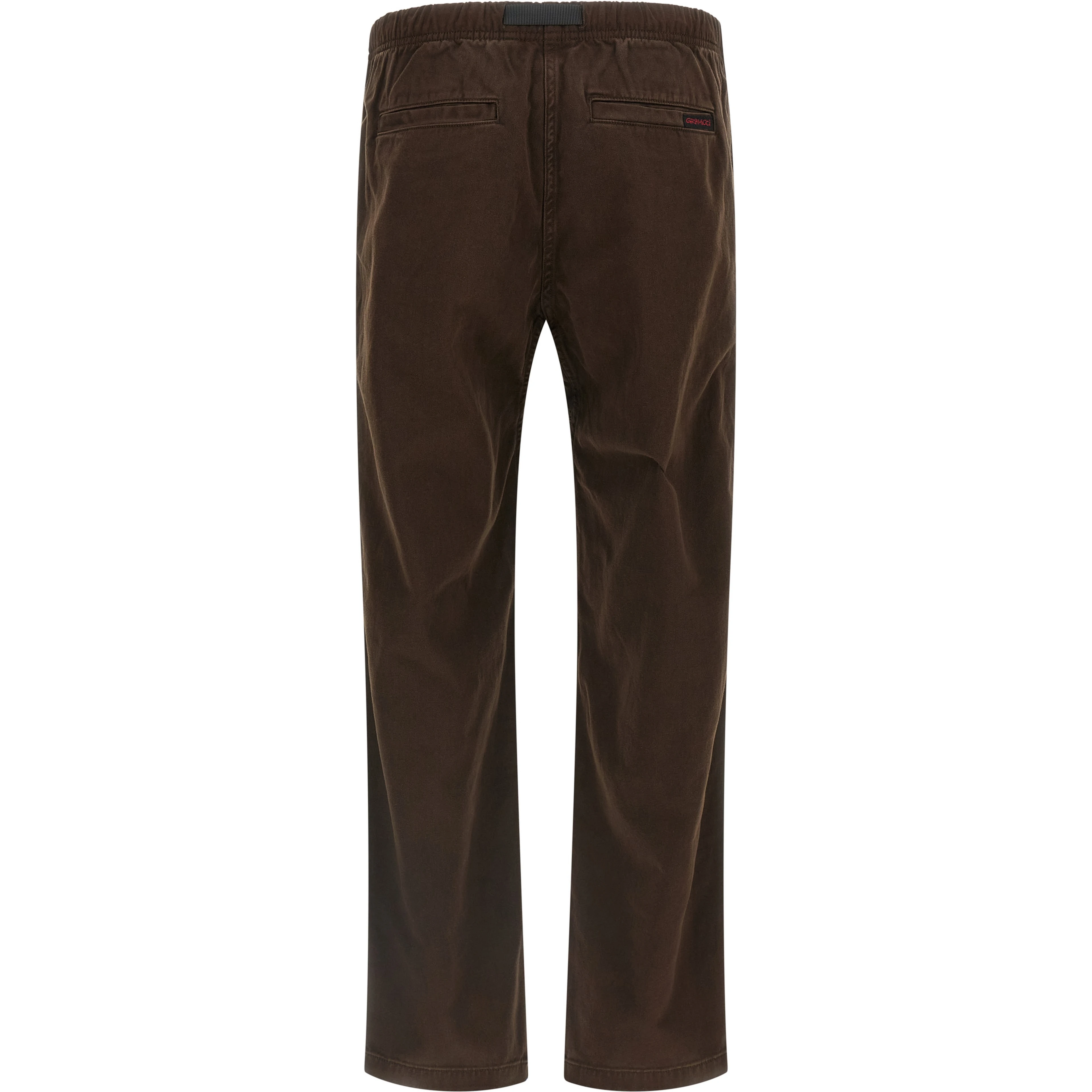 Brown Cotton Casual Pants