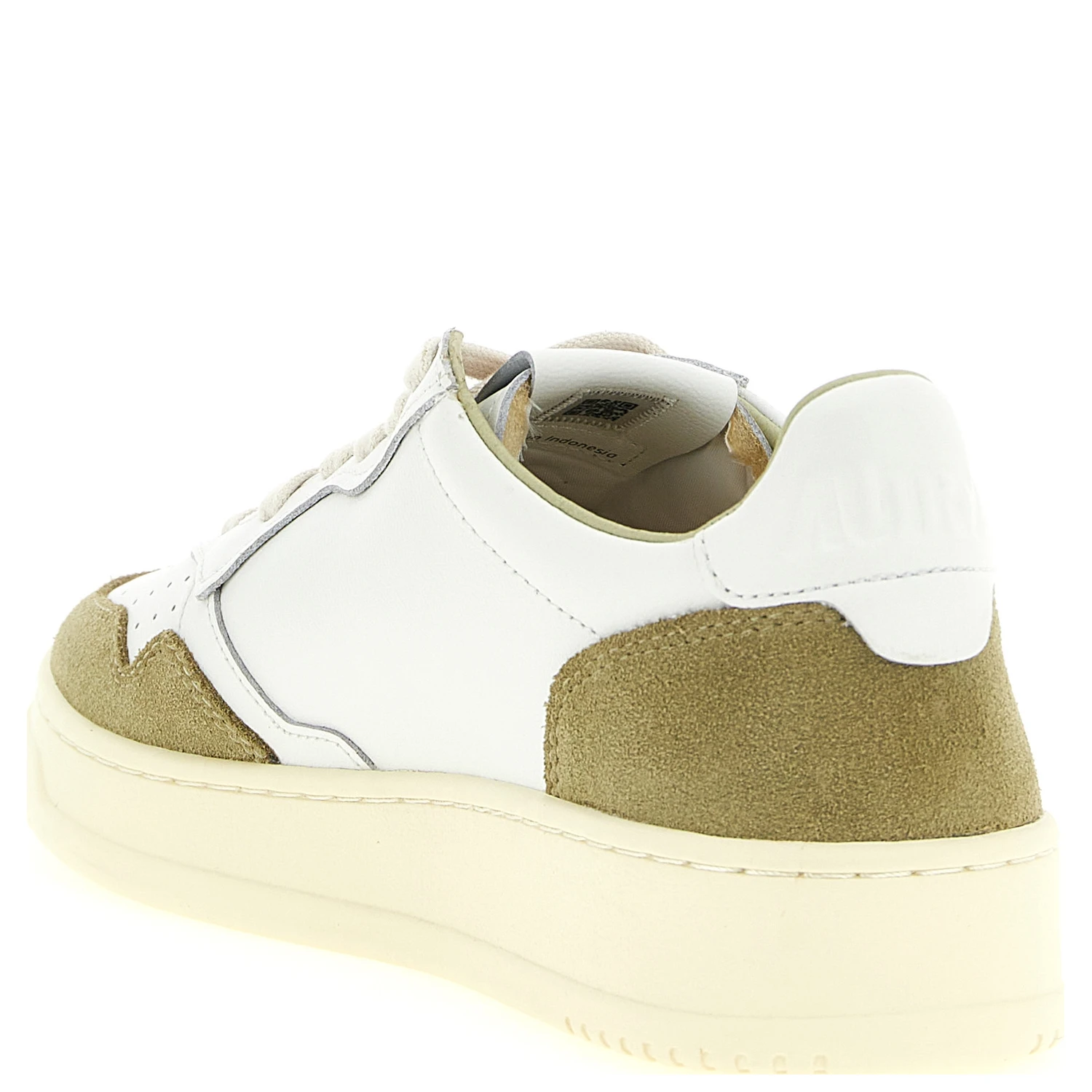 Bicolor Cowhide Low Top Sneakers