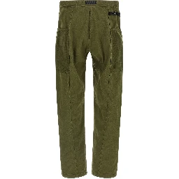 Bicolor Cotton Casual Pants