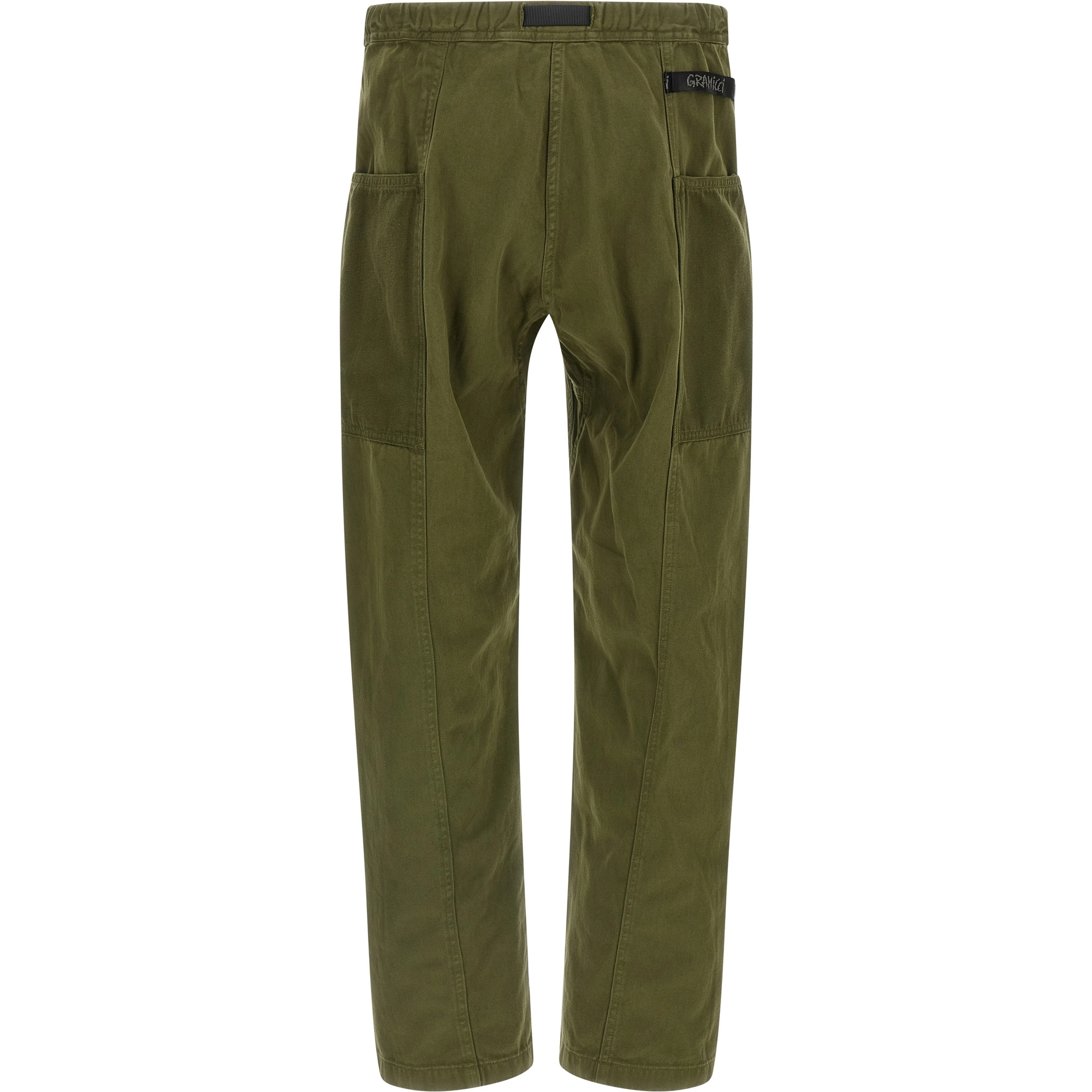 Bicolor Cotton Casual Pants