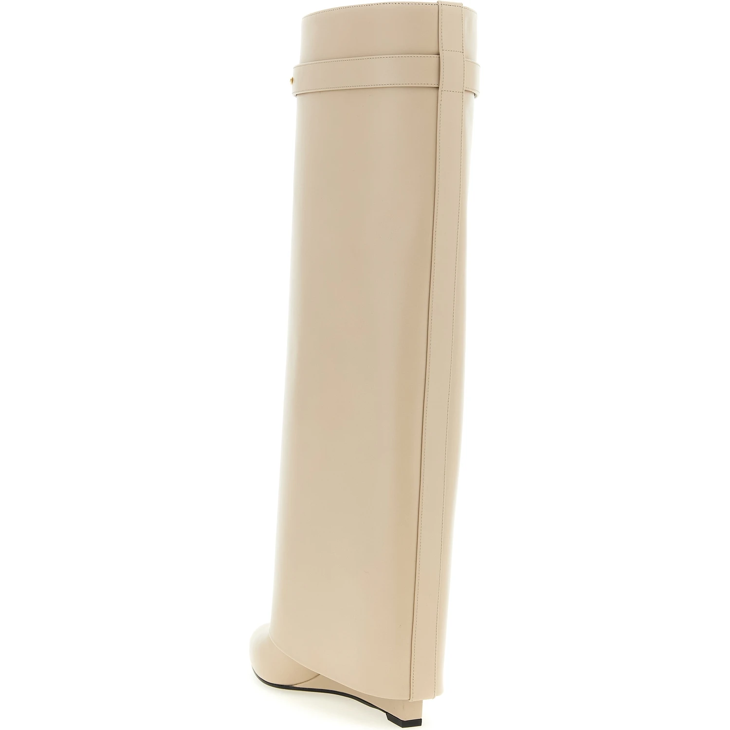 Beige Calfskin Over The Knee