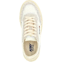 Gray Cotton Low Top Sneakers