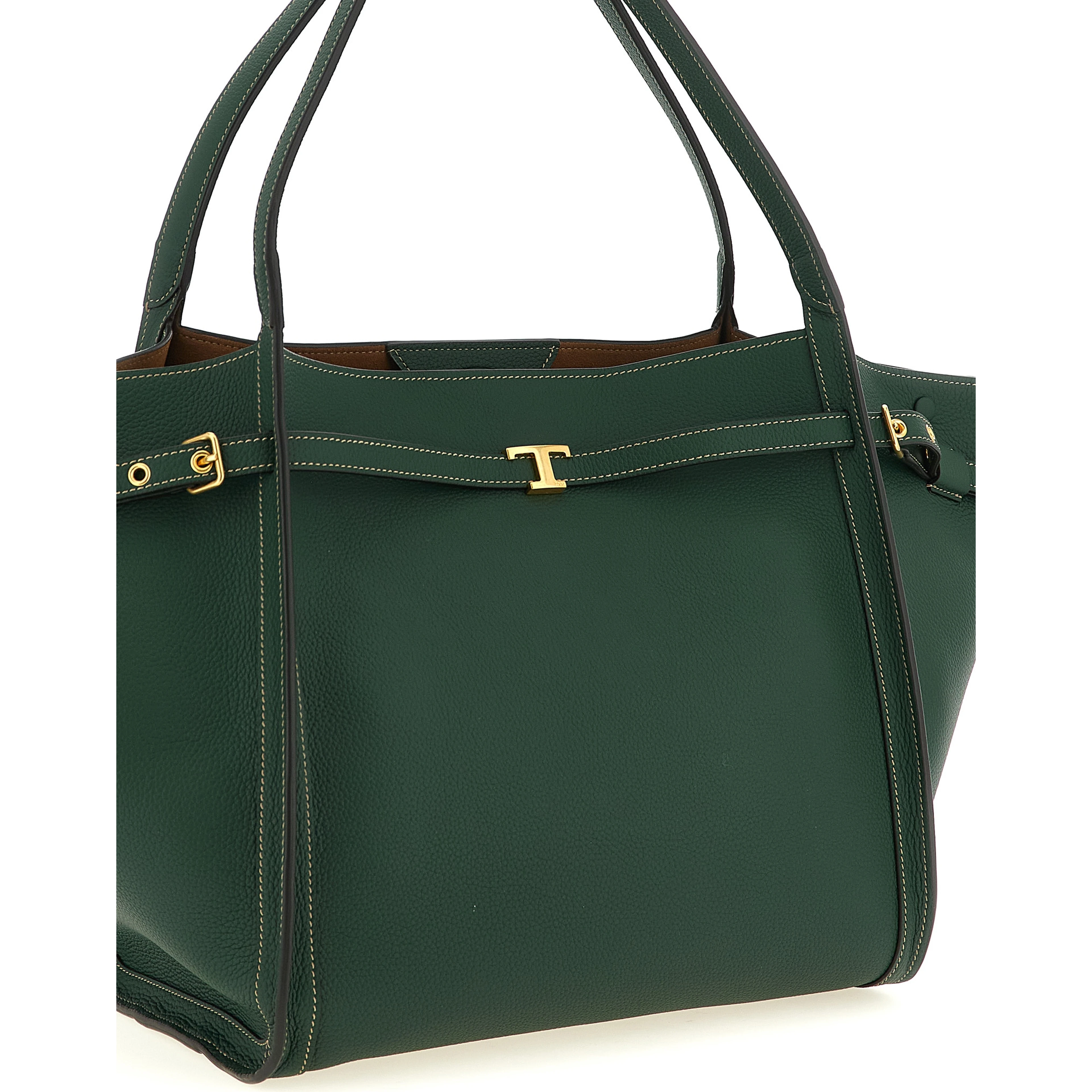 Bicolor Calfskin Tote Bag