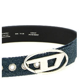 Blue Cotton Regular Belt