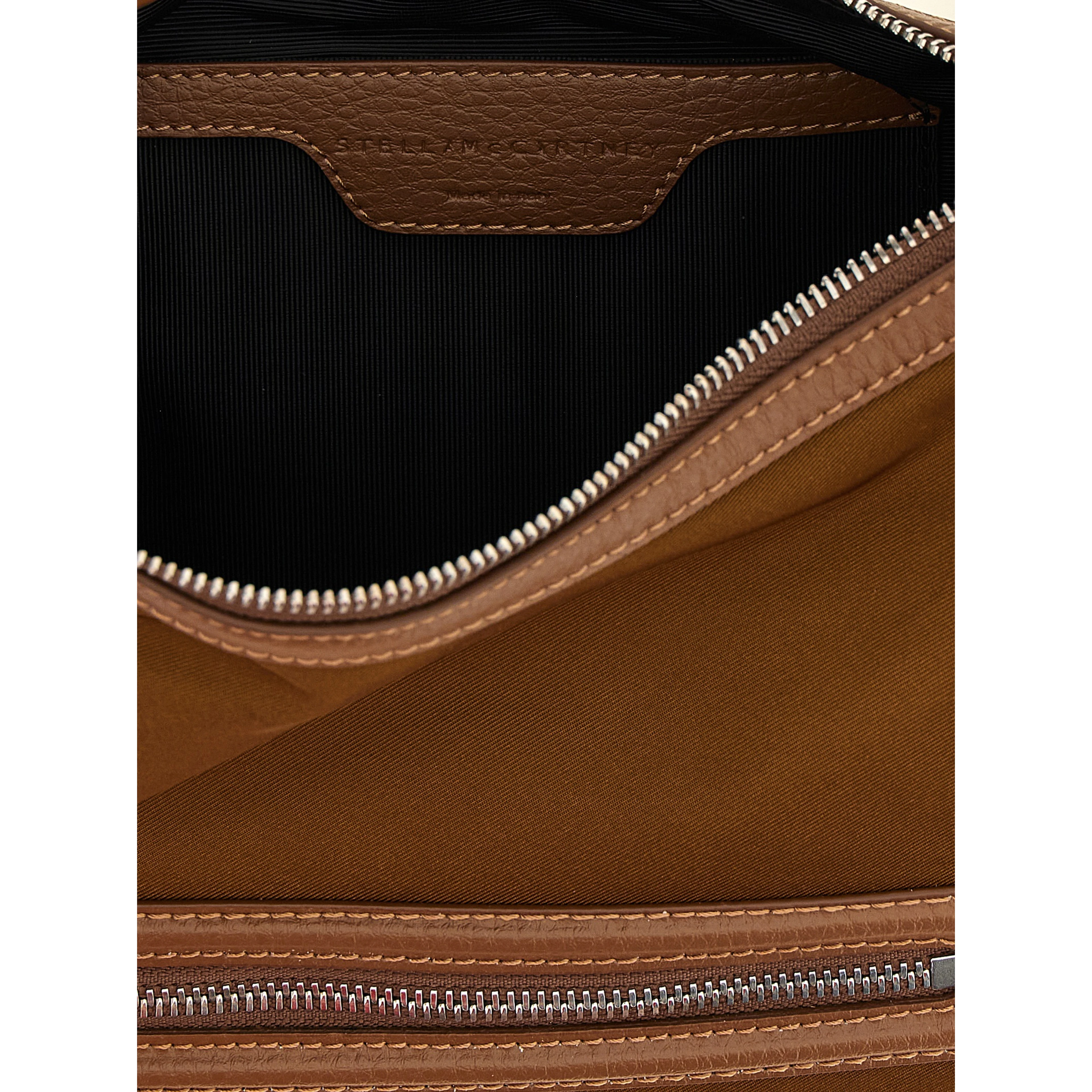Brown Polyamide Crossbody Bag
